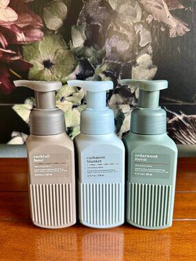 NEW 3-Pc Foaming Hand Soap Bath & Body Works TRIO
